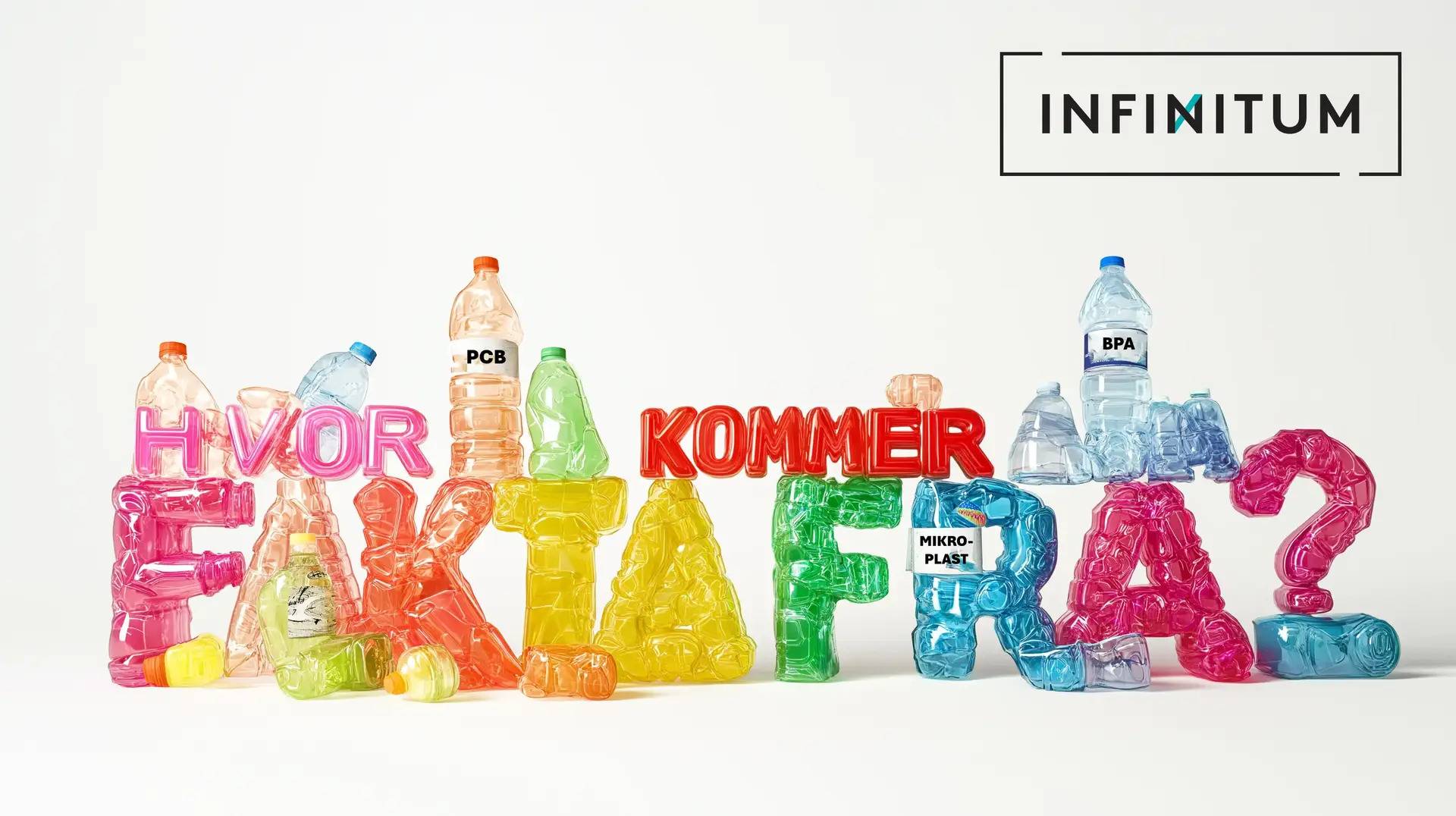 illustrasjon av plastikk i mange farger